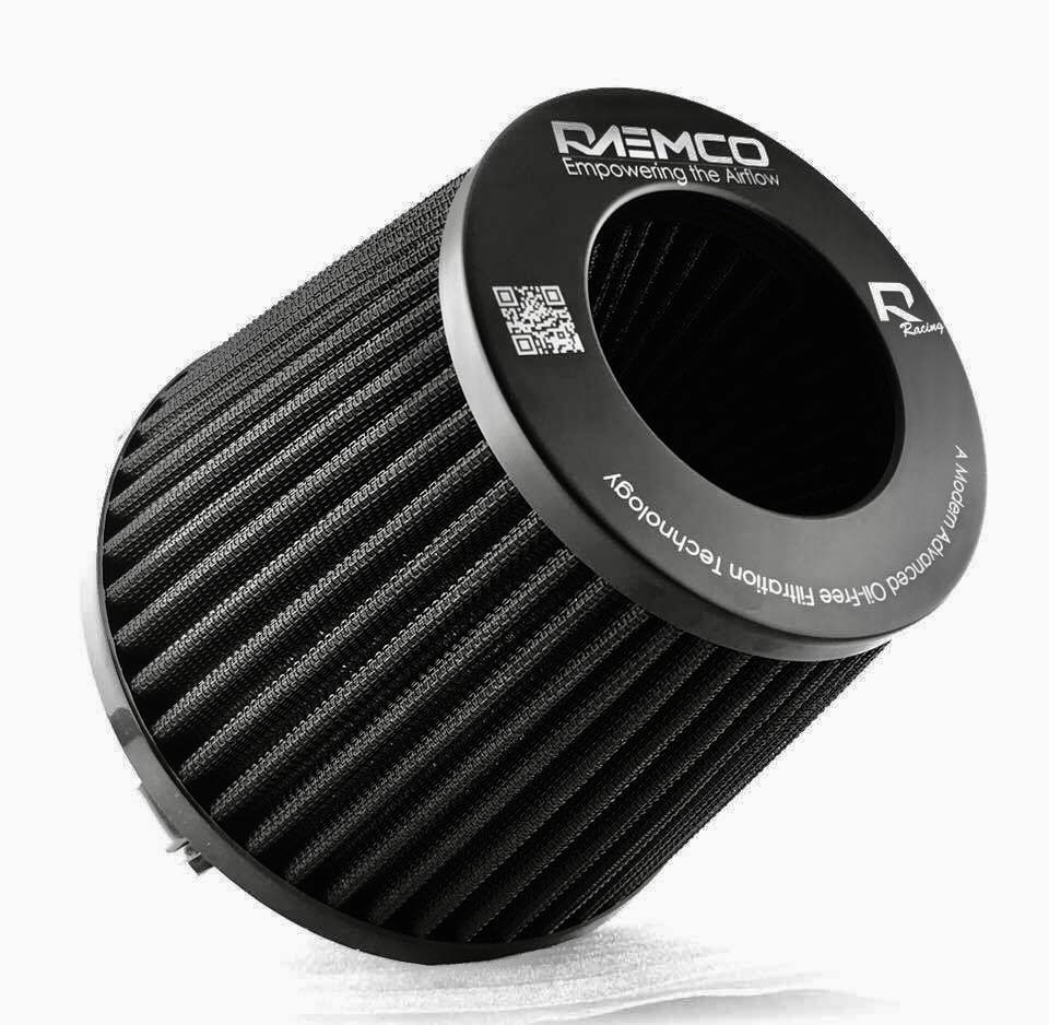 Raemco Universal Tapered Air Filter 3" - Black