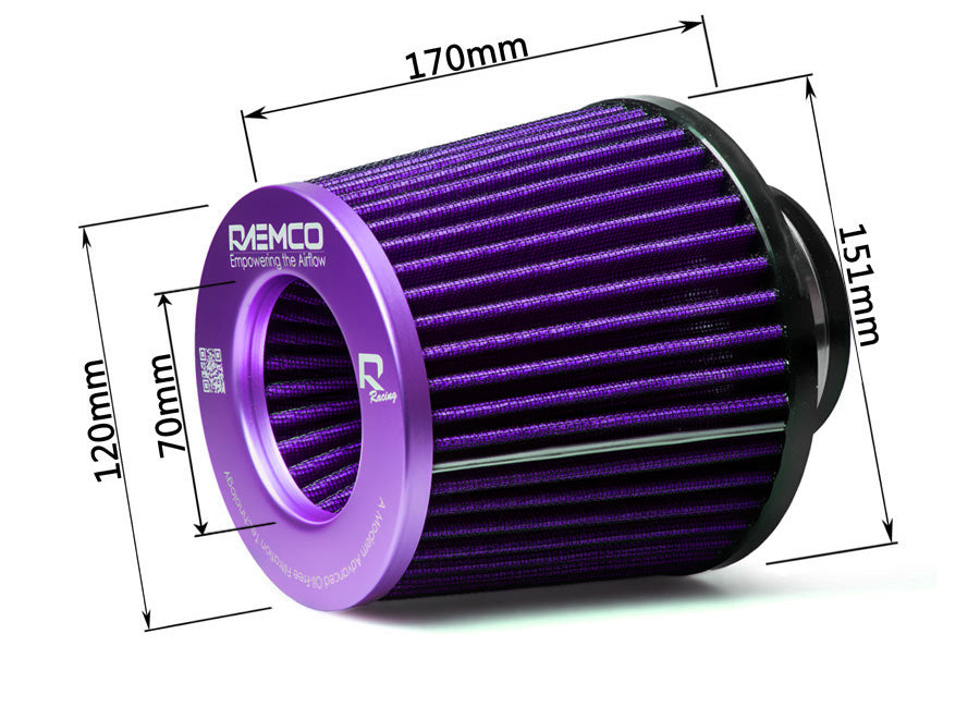 Raemco Universal Tapered Air Filter - Purple