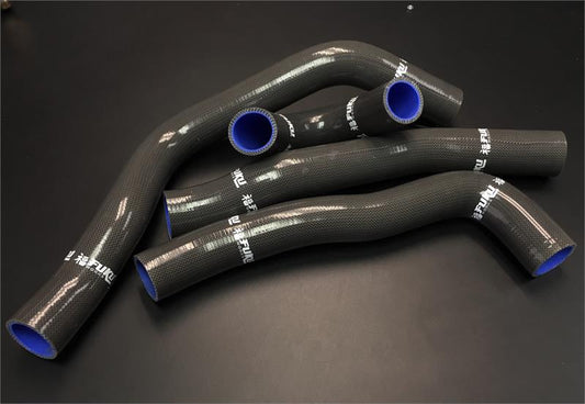 Mitsubishi Lancer EVO 10 Radiator Hose Kit Black