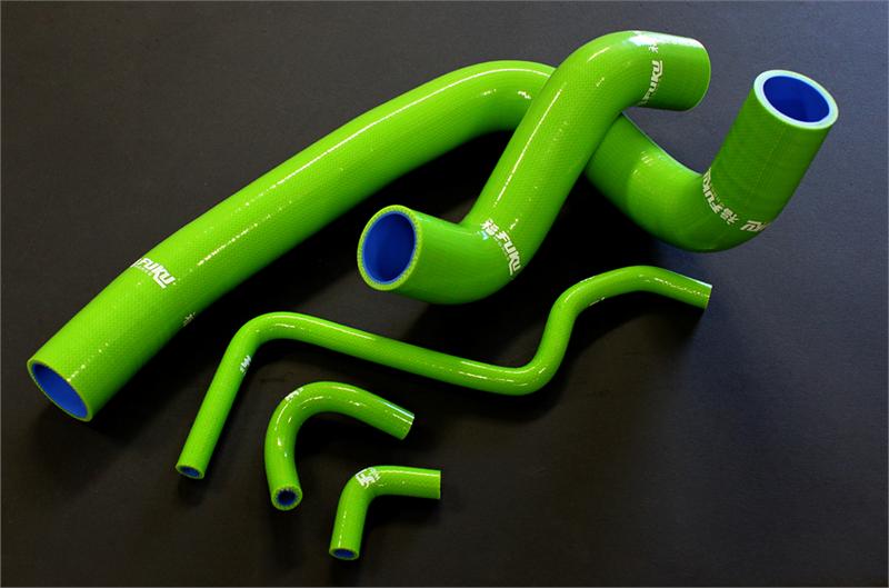 Mazda Rx7 FD Radiator Hose Kit Green