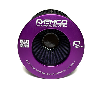 Raemco Universal Straight Air Filter Purple