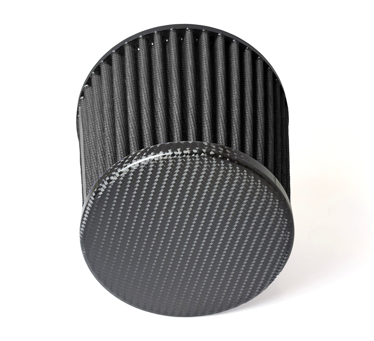 Raemco Universal Tapered Air Filter - Black With Real Carbon Fiber Cap